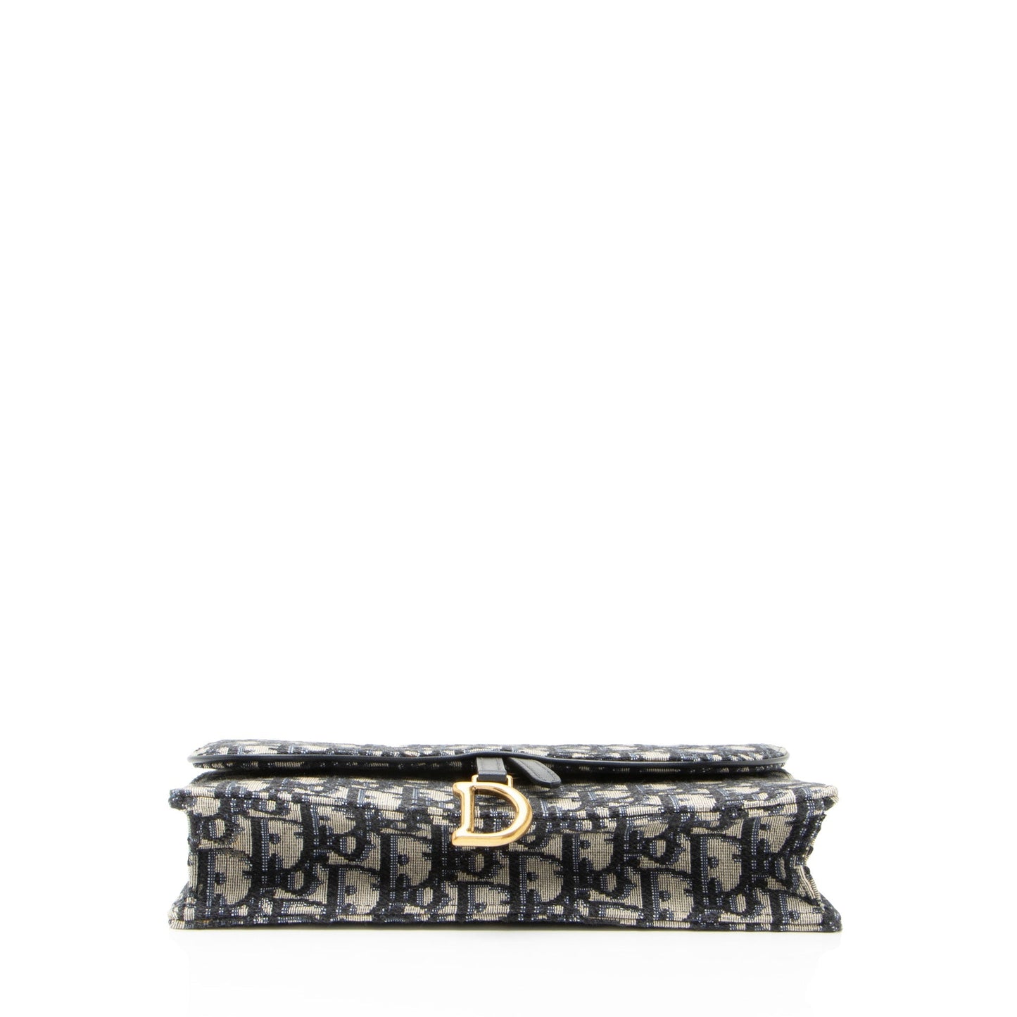 Dior Oblique Medium Saddle Pouch with Chain