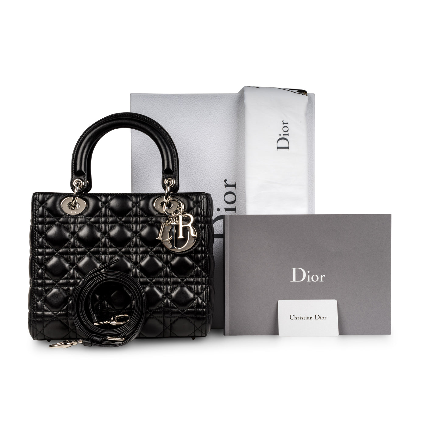 Christian Dior Lady Dior - Medium - SHW