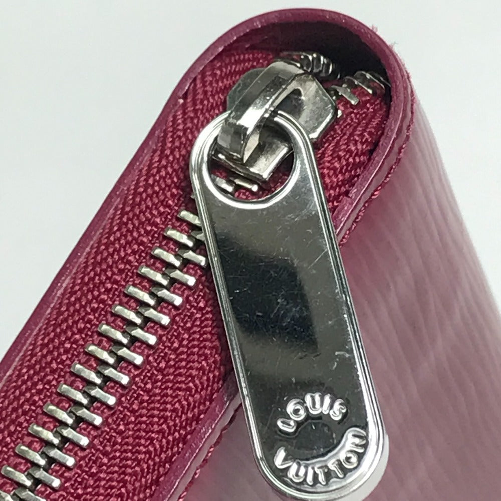 LOUIS VUITTON Long Wallet Purse M60305 Epi Leather Dark pink Epi Zippy wallet Women
