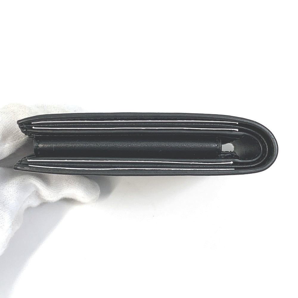 CELINE Folded wallet 10C873DME leather black logo Bi-fold wallet Women(Unisex)