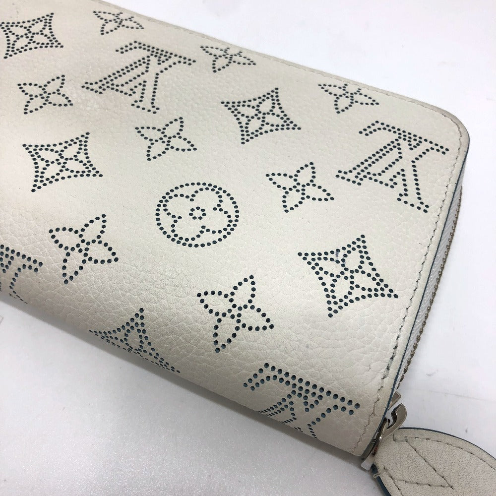 LOUIS VUITTON Long Wallet Purse M69215 Monogram Mahina white Monogram Mahina Zippy wallet Women
