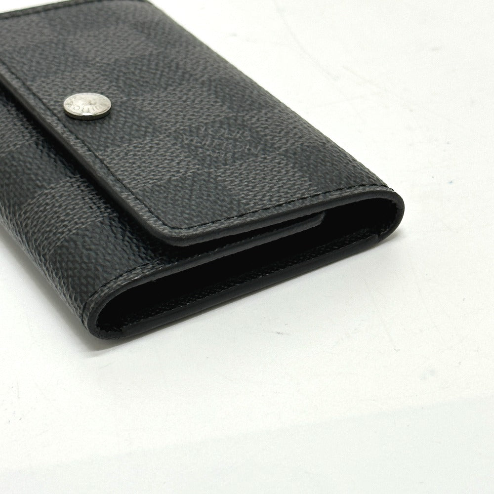 LOUIS VUITTON Key case Key holder N62662 Damier Grafitto Canvas black Damier Grafitte Multicles6 mens
