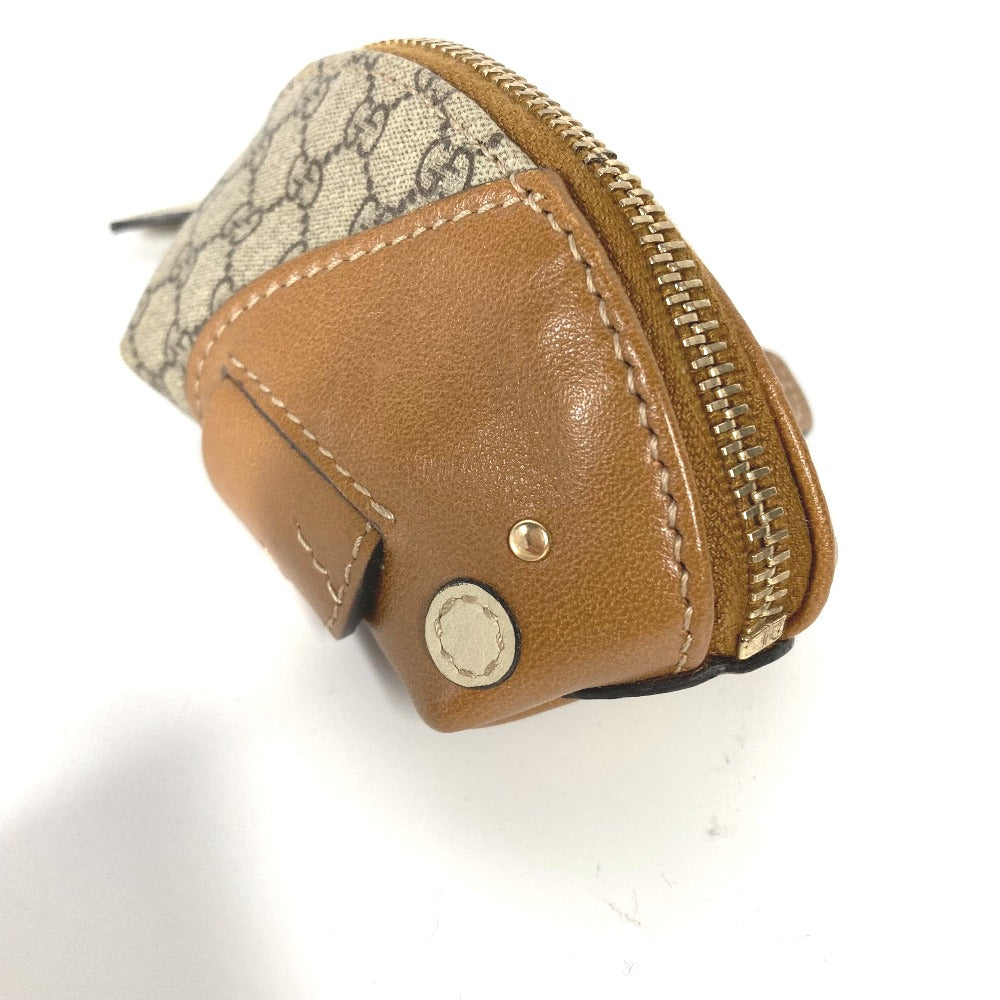 GUCCI Coin case 256862 PVC / Leather beige GG plus whale whale Women