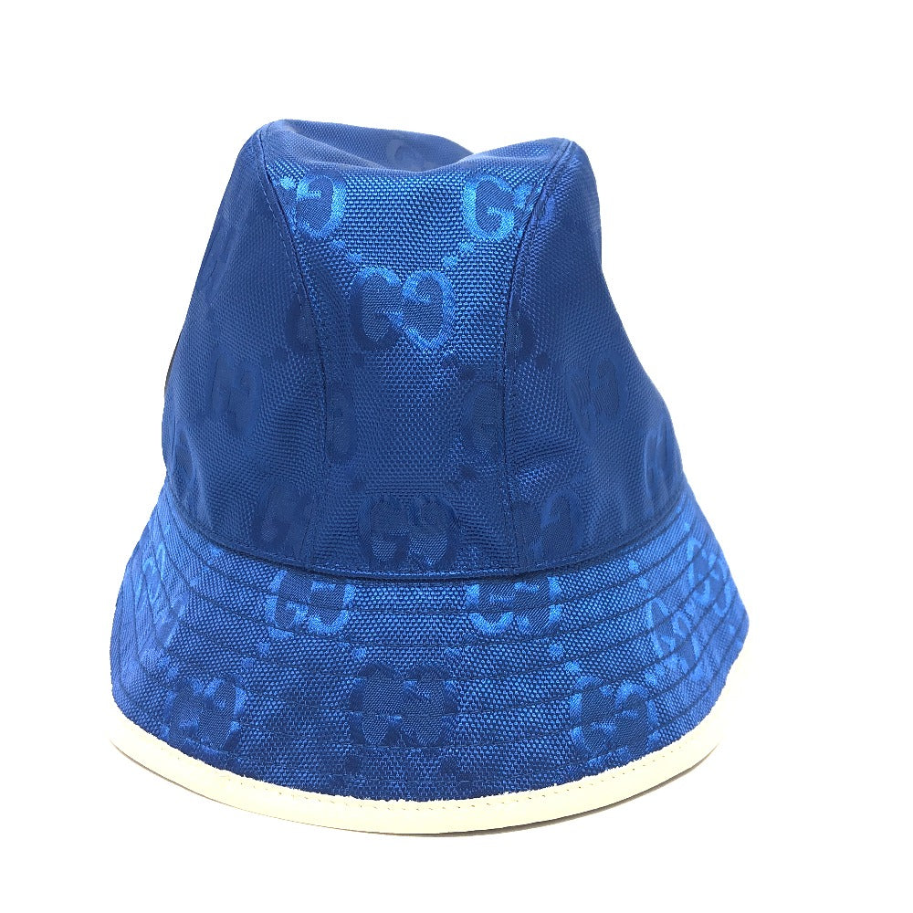 GUCCI hat 627115 Nylon blue Japan limited Off The Grid mens L