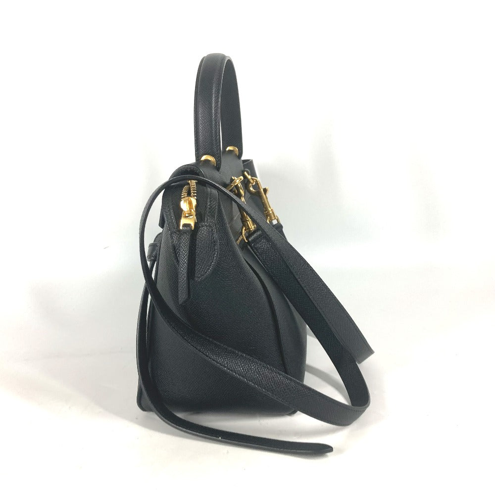 CELINE Handbag leather black Micro Tote Bag Belt bag Women