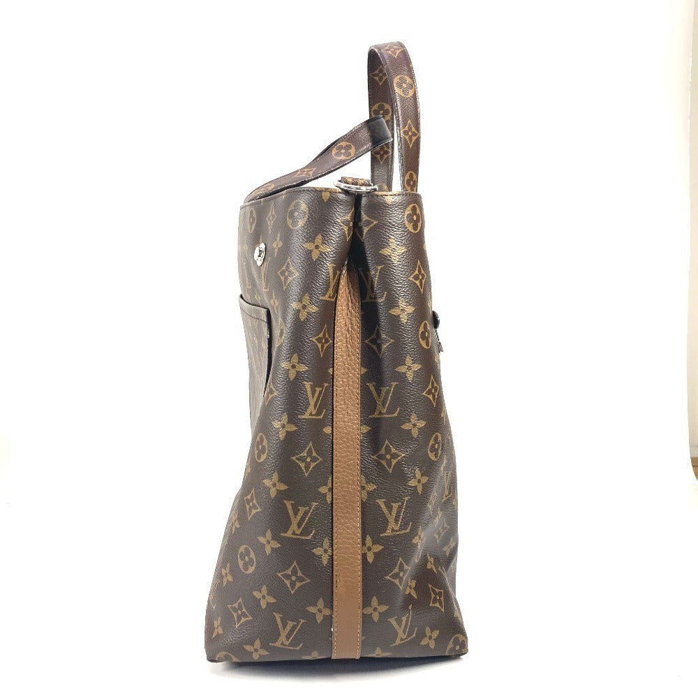 LOUIS VUITTON Shoulder Bag M50145 Taurillon Clemence Leather, Monogram Canvas Brown Monogram Cuir Tote EW mens