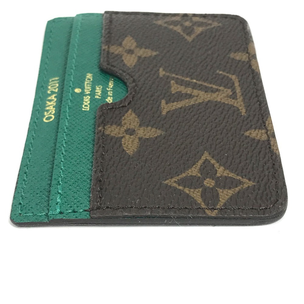 LOUIS VUITTON Card Case Monogram canvas Brown Monogram 2011 Shinsaibashi Renewal Commemoration Card holder Women