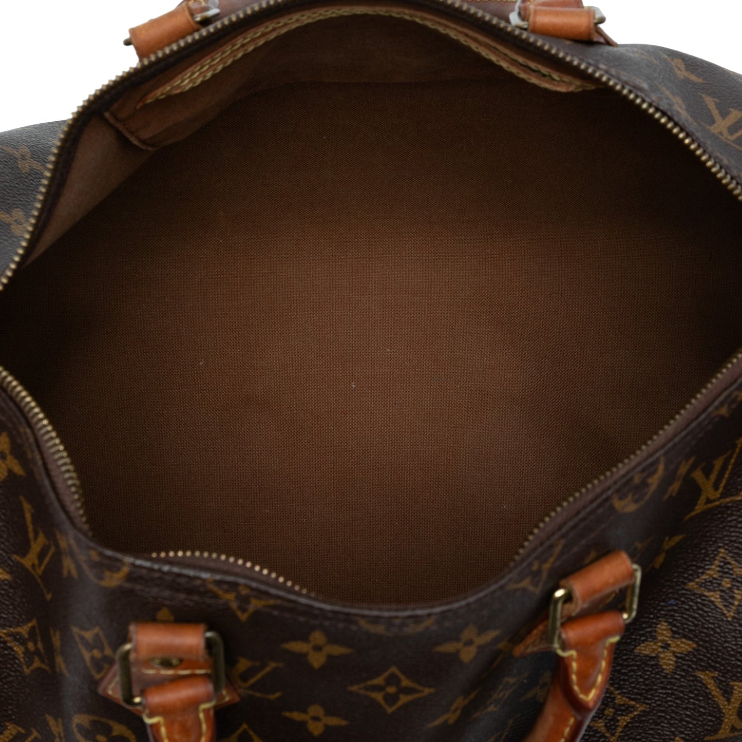 Brown Louis Vuitton Monogram Speedy 35 Boston Bag