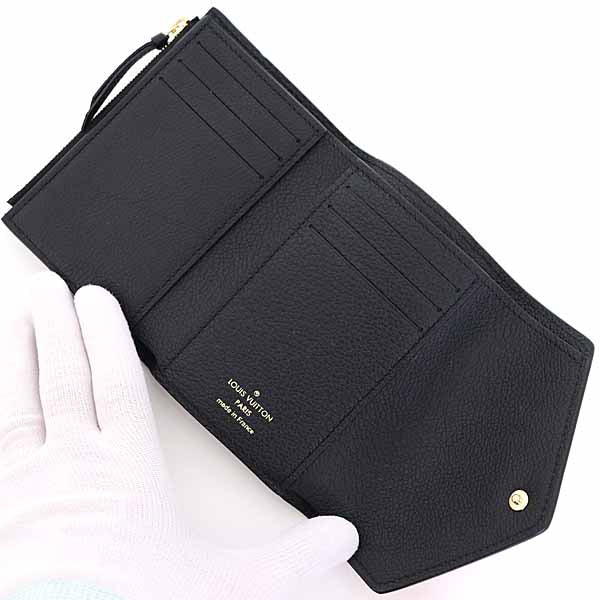 LOUIS VUITTON Tri-fold wallet M81285 Monogram Empreinte leather pink Portefeuille Victorine