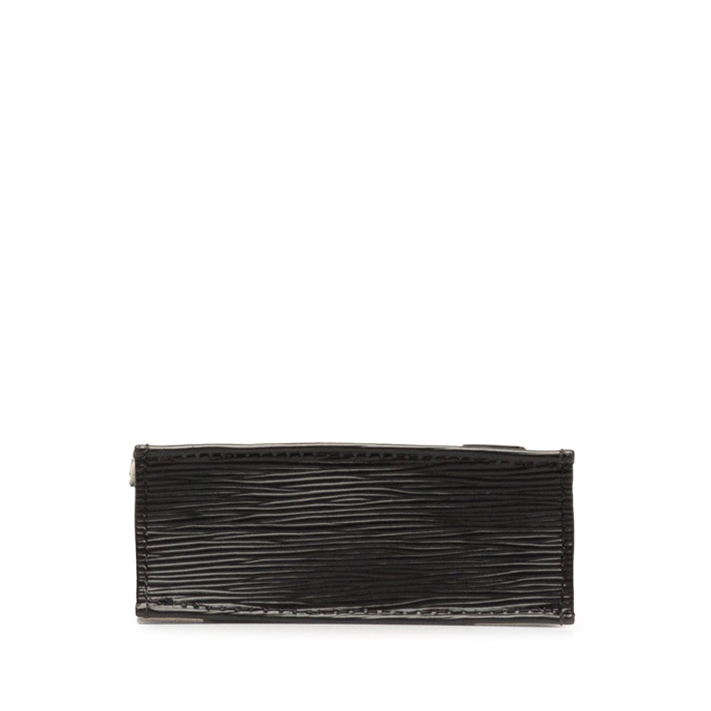 Black Louis Vuitton Epi Petit Sac Plat Satchel