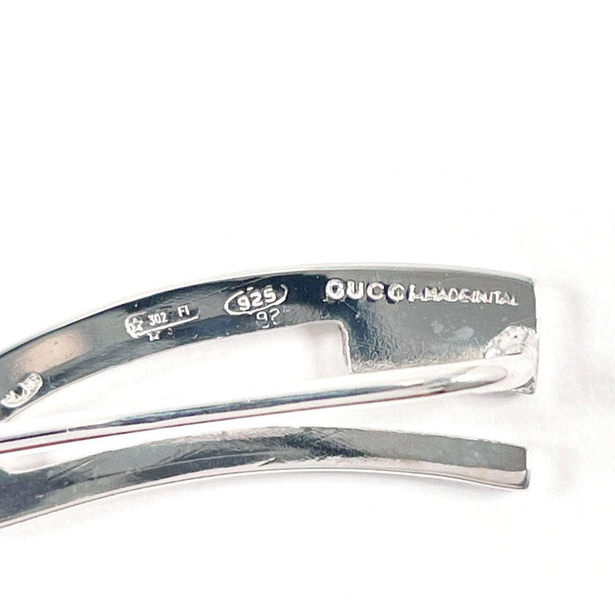GUCCI Pierce Silver925 Silver G logo