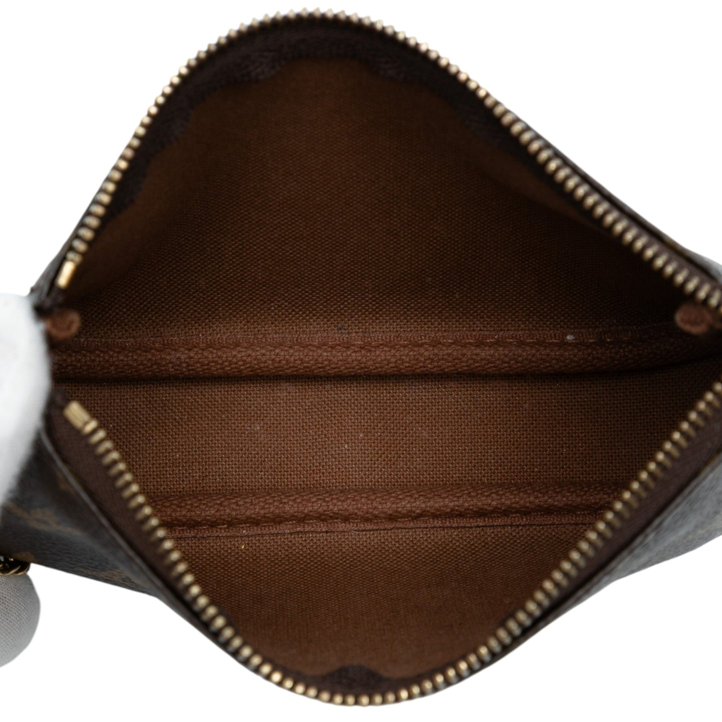 Brown Louis Vuitton Monogram Mini Pochette Accessoires Handbag