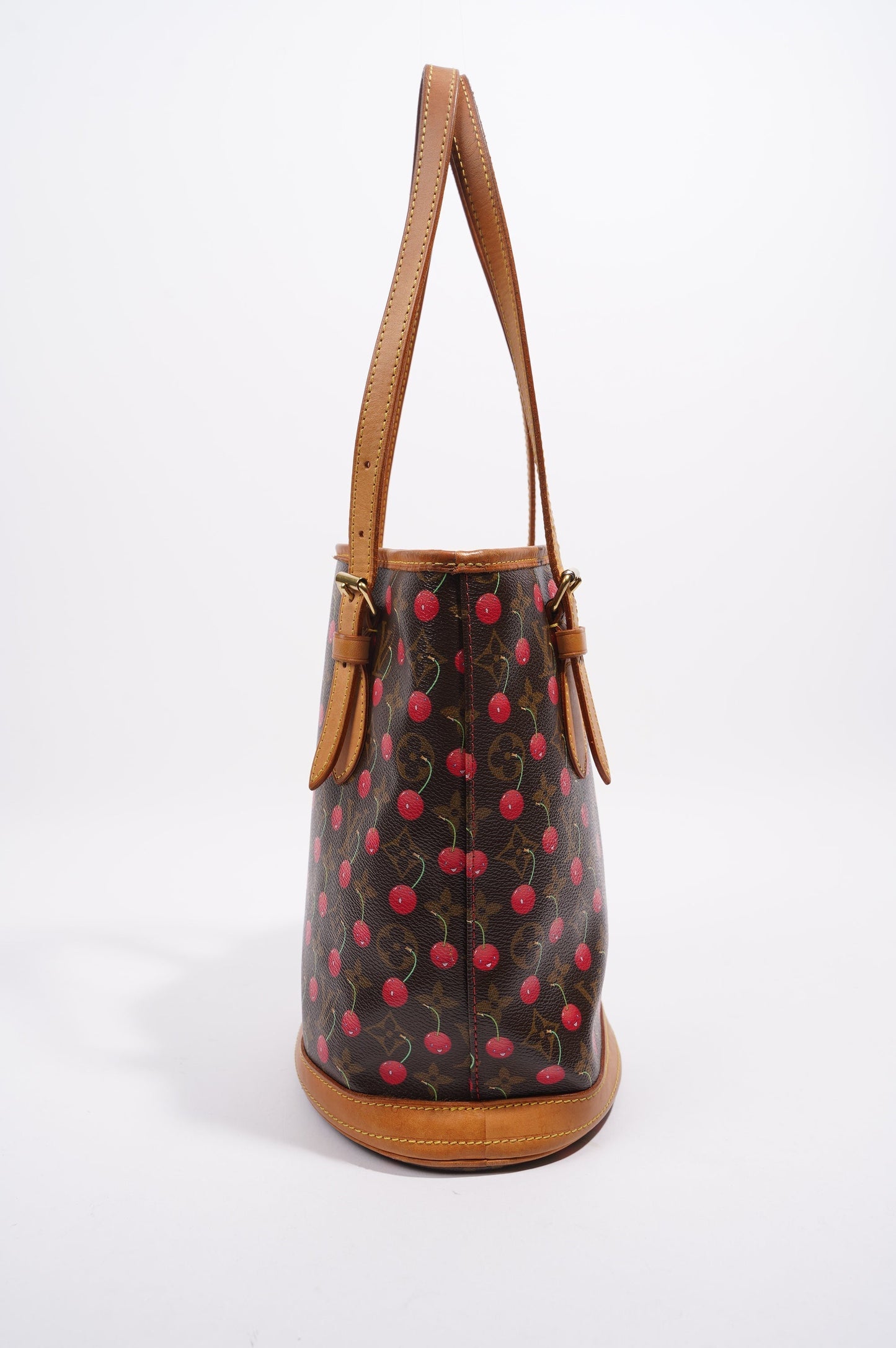 Louis Vuitton Cerises Cherry Bucket Bag Takashi Murakami Cerises Monogram Canvas