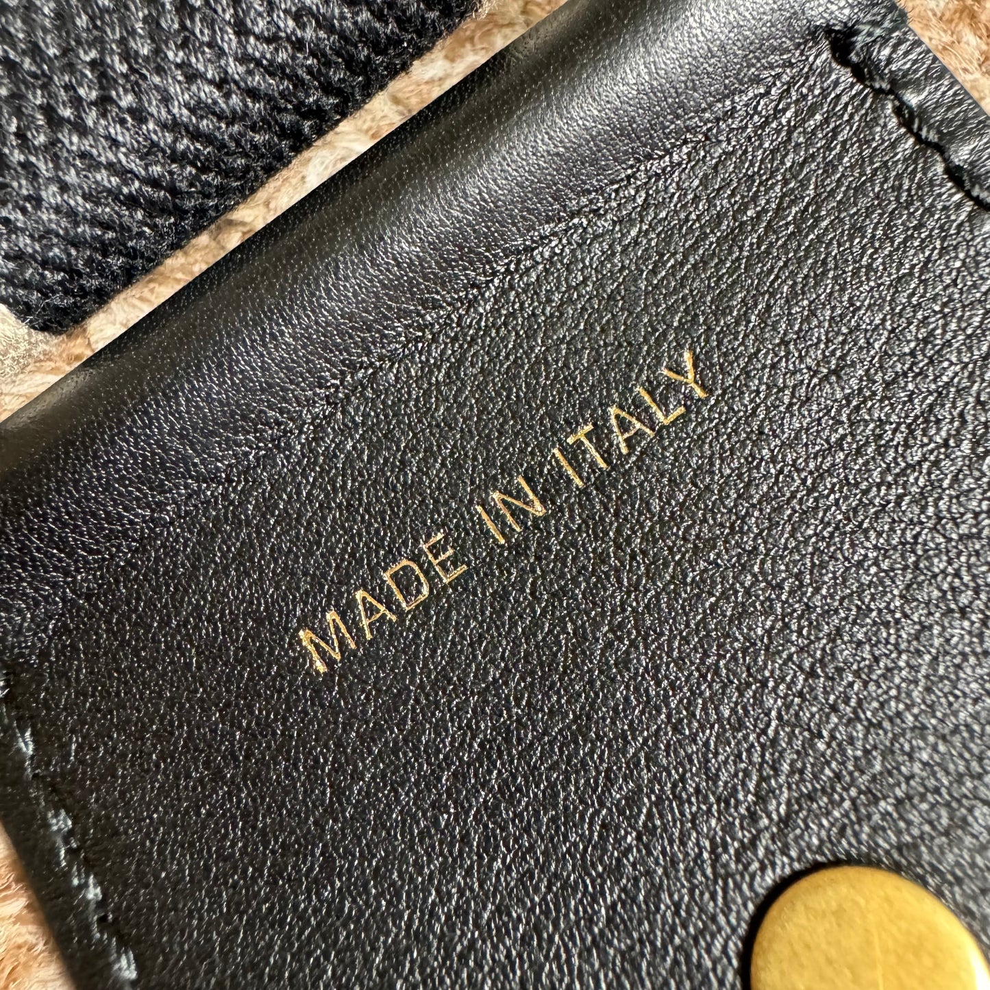 Dior Saddle Strap black canvas with Dior Logo
