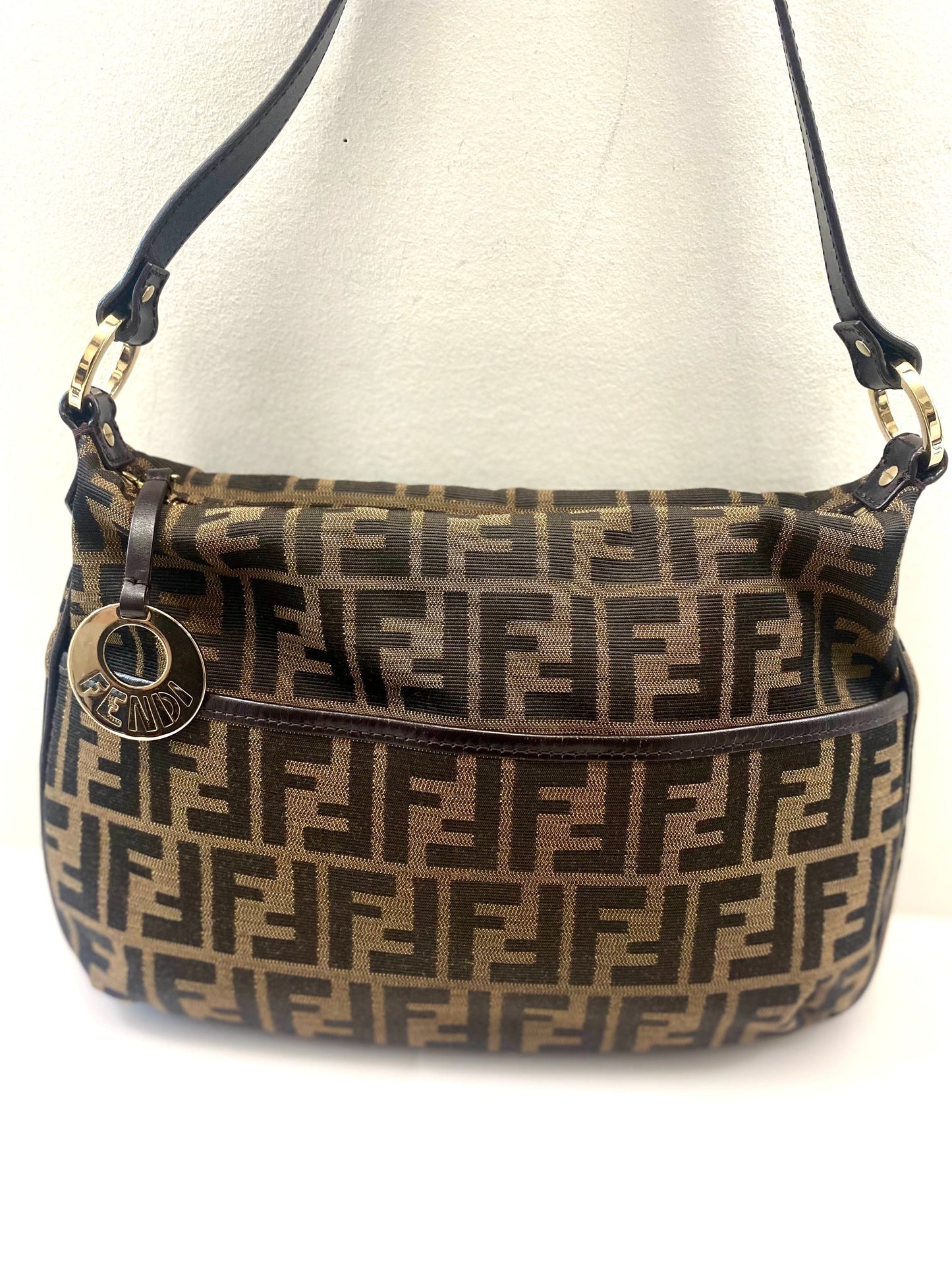 FENDI FF ZUCCA CHEF CROSSBODY BAG