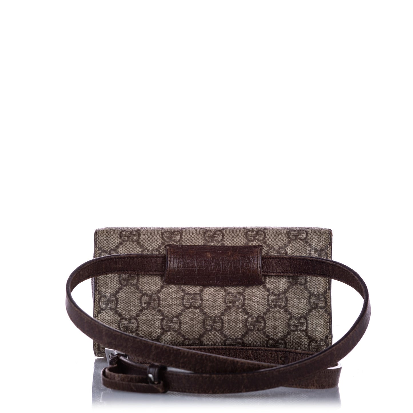 Gucci Leather Canvas Shoulder Bag