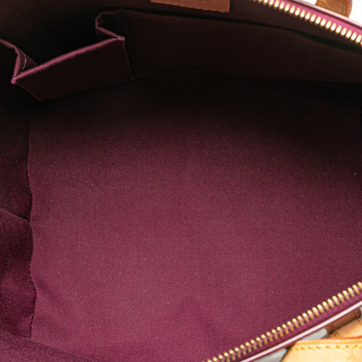 Purple Louis Vuitton Monogram Vernis Bellevue PM Handbag