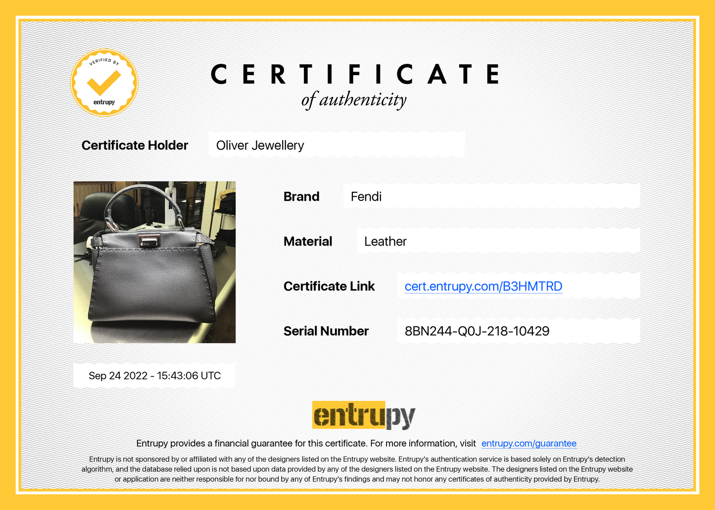 Fendi 2021 Mini Selleria Peekaboo Bag