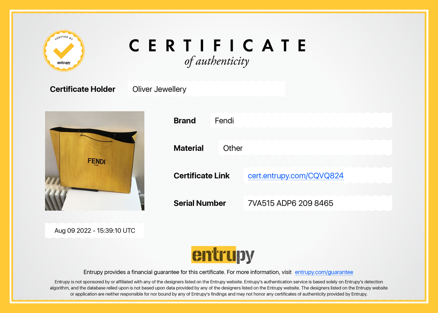 Fendi Extra Large Pack Shopping Tote