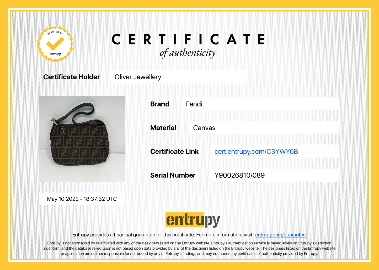 Fendi Mini Zucca Pochette