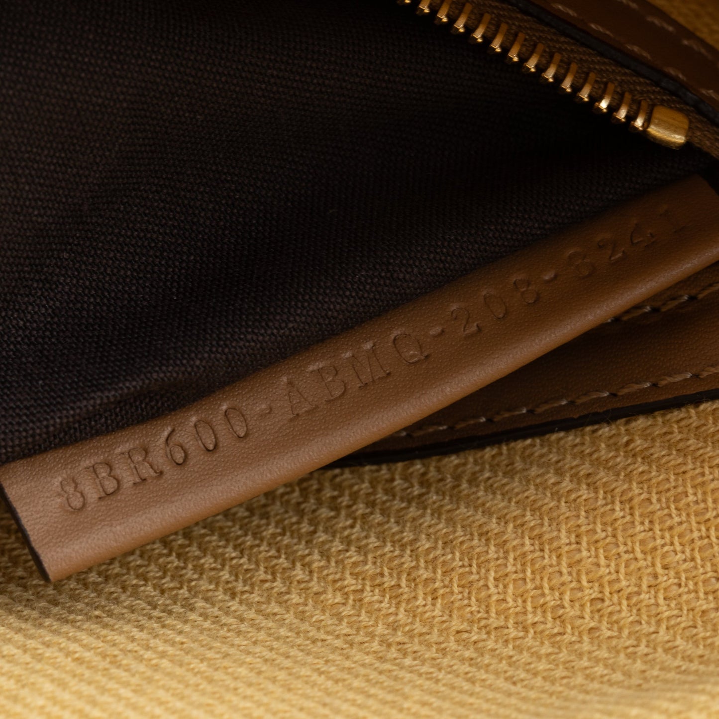 Fendi Neutral FF Raffia Baguette Shoulder Bag