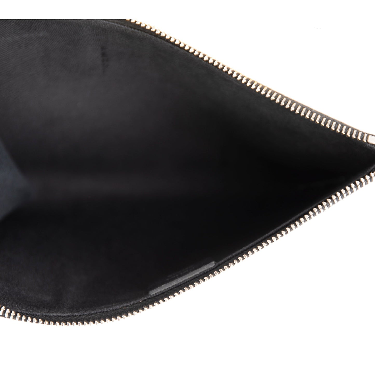 Fendi Studded Heart Zip Around Clutch