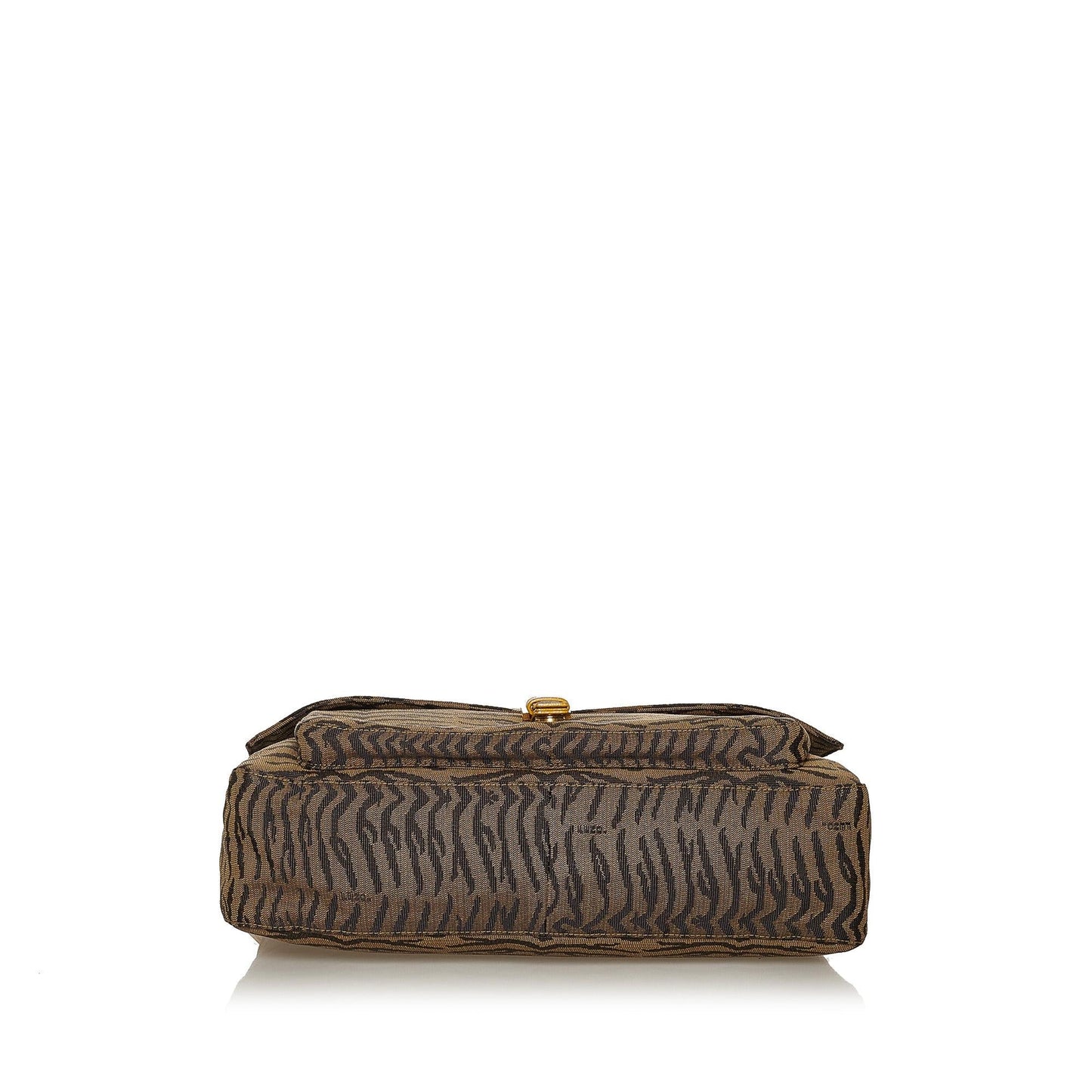 Fendi Tiger Print Canvas Shoulder Bag (SHG-37574)