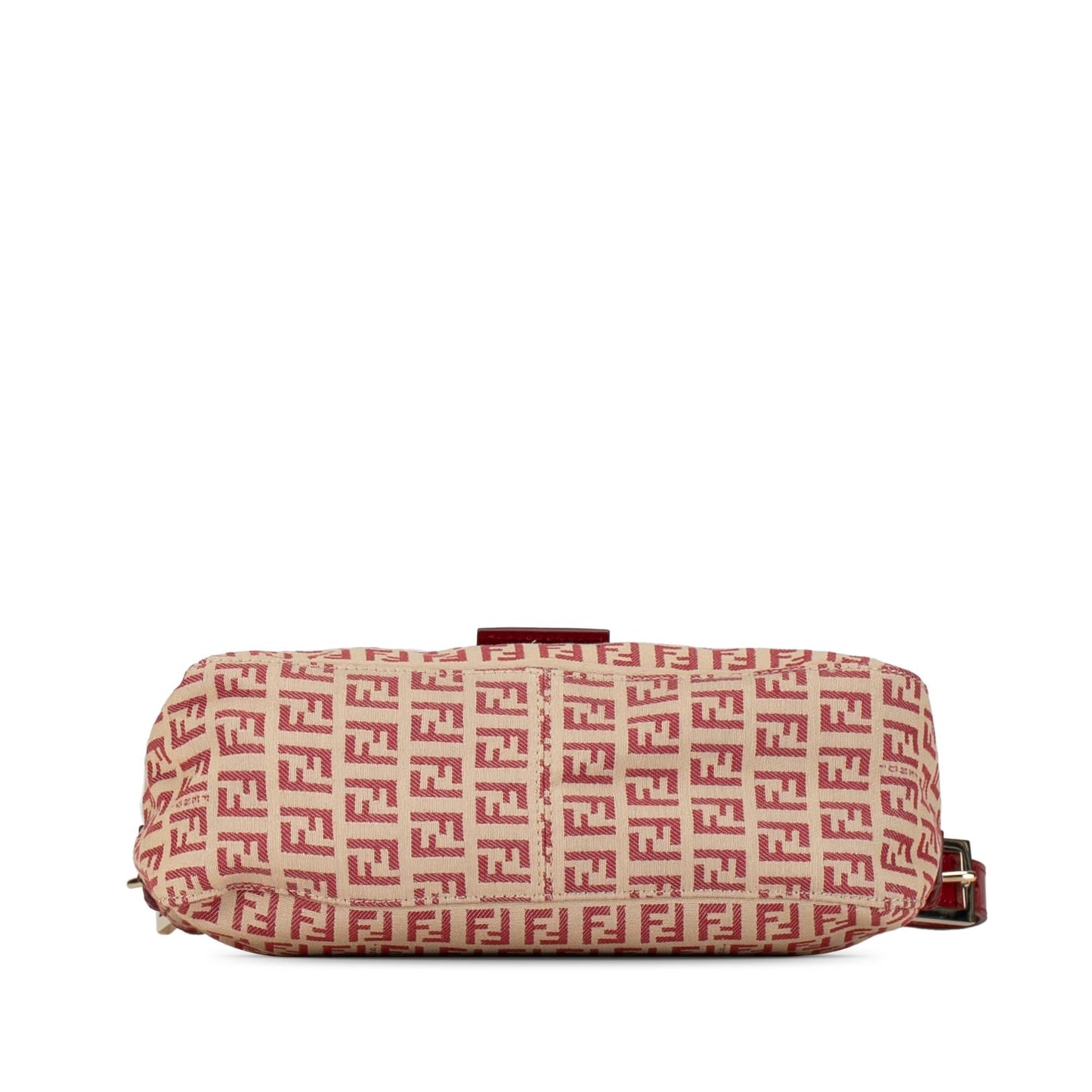 Fendi Zucchino Canvas Double Flap Shoulder Bag (SHG-FSL5cl)