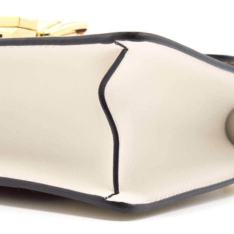 Gucci Sylvie Leather Mini Chain Bag (the nylon web bow missing)