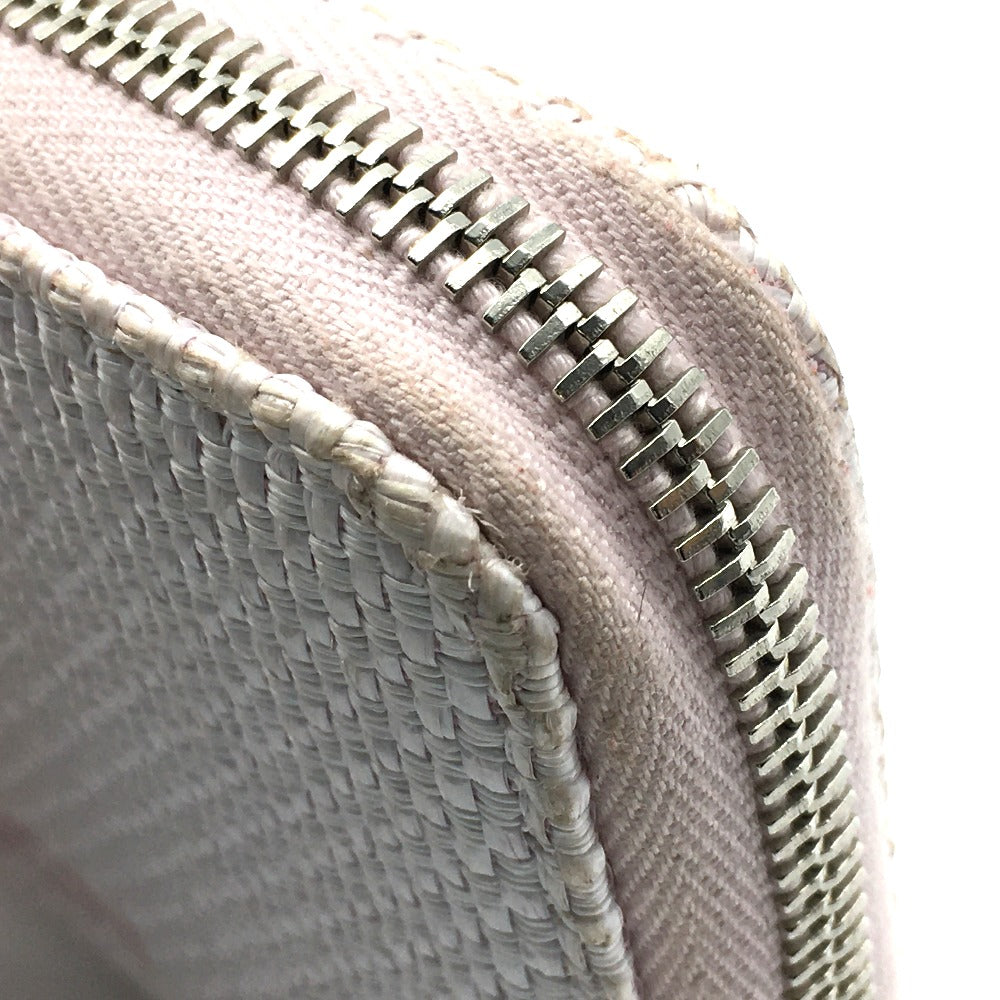CHANEL Long Wallet Purse Tweed, Leather Pink type Cruise line Deauville