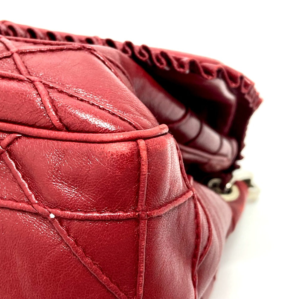 Christian Dior Shoulder Bag 10-MA-0150 leather Red Miss Dior new rock cannage Women