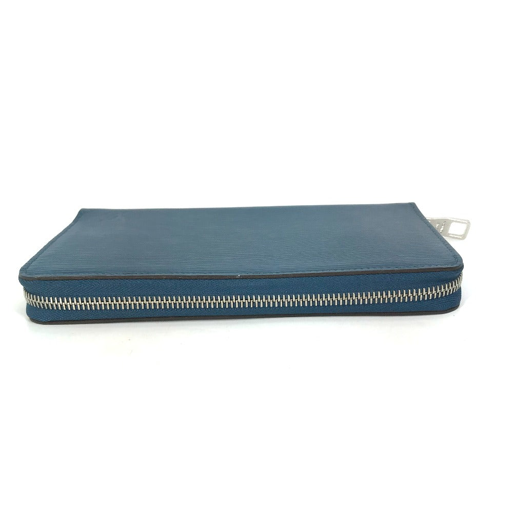 LOUIS VUITTON Long Wallet Purse M60619 Epi Leather Navy Epi Zippy Organizer mens