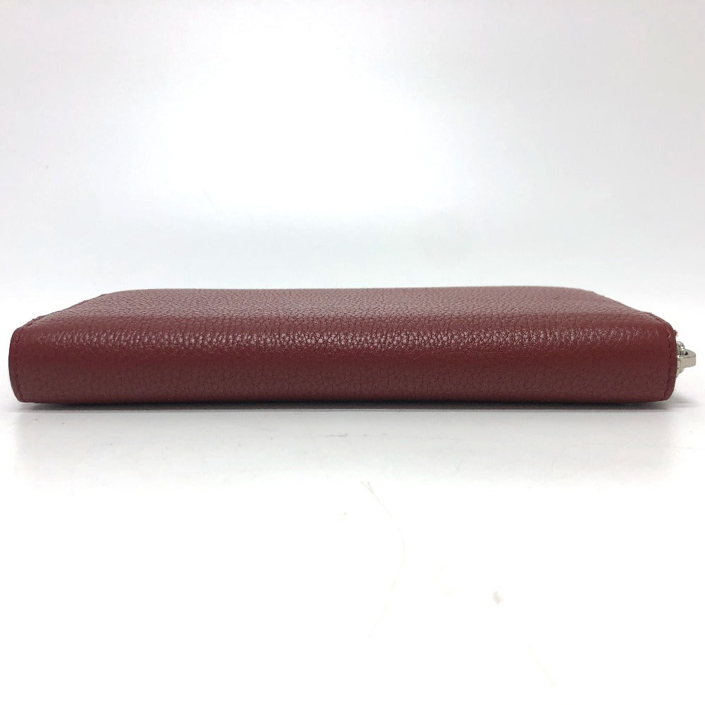 PRADA Long Wallet Purse 2ML317 leather Red type logo gradient Zip Around mens