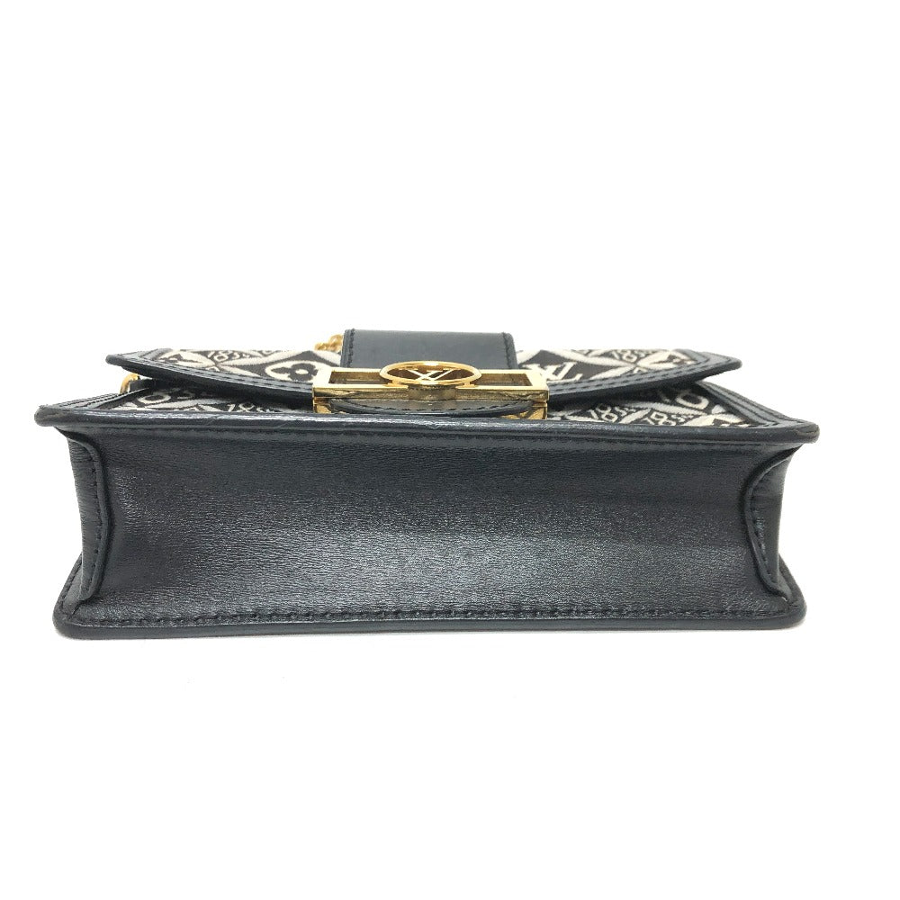 LOUIS VUITTON Shoulder Bag canvas Navy Monogram Jaguar Portefeuille Daufine Women