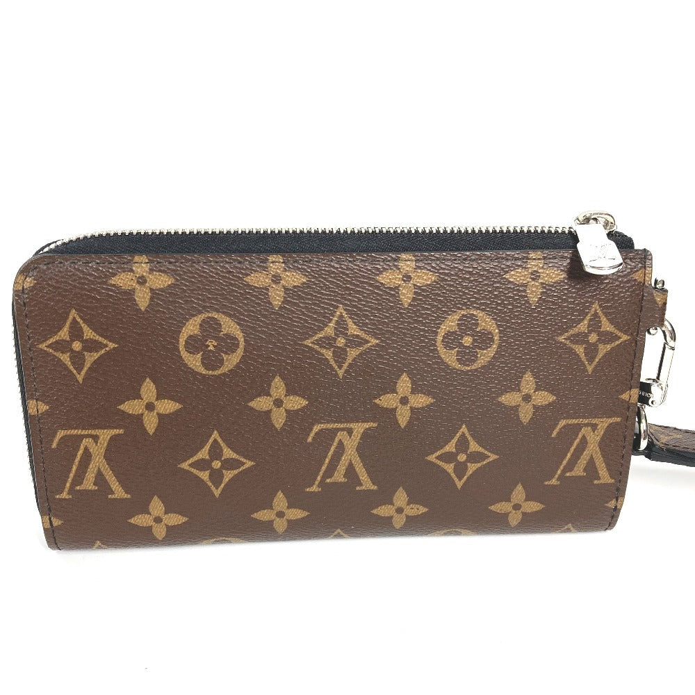 LOUIS VUITTON Long Wallet Purse M69407 Monogram macacer canvas Brown Monogram macacer Zippy Dragonne mens