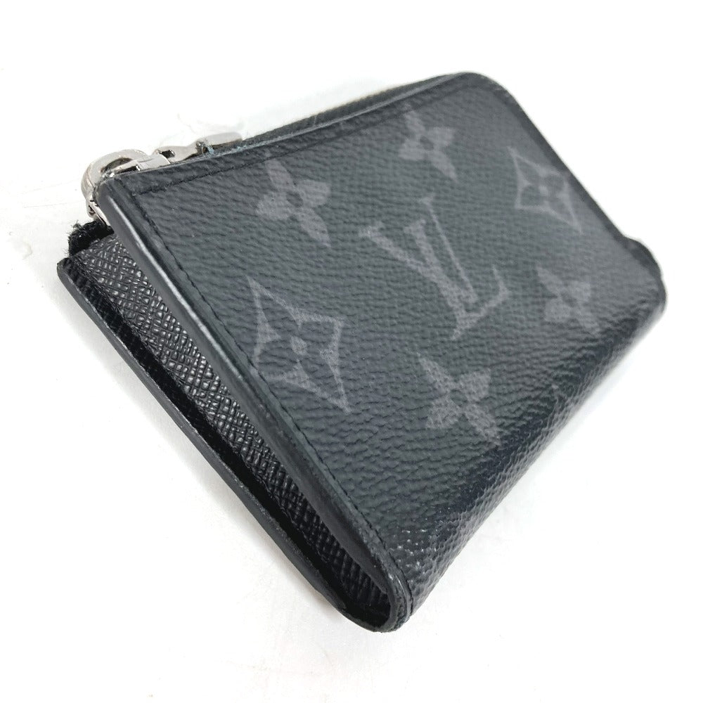 LOUIS VUITTON Coin case ï¼63536 Monogram Eclipse Canvas black Monogram Eclipse Portemone Jules