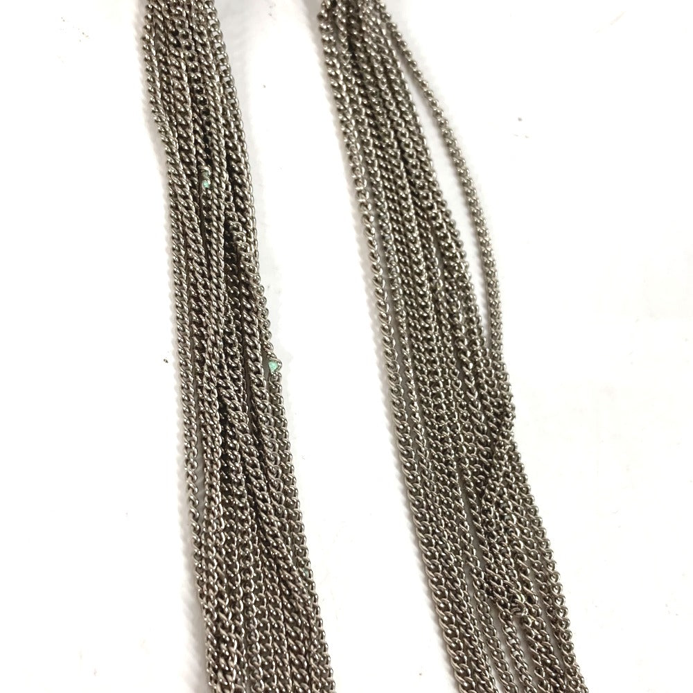 CHANEL Pierce metal Silver A17B COCO Mark Star 10 Chain mens