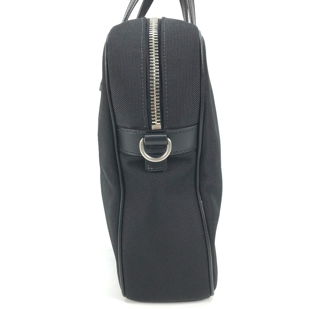 GUCCI Tote Bag 630922 Leather / canvas black Sherry line Business bag Women