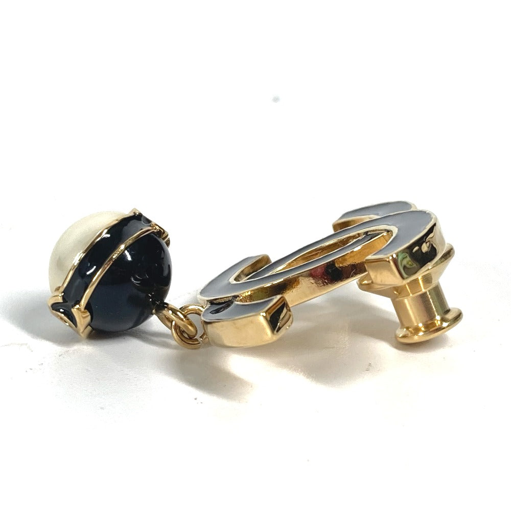 CHANEL Brooch metal gold B24S CC COCO Mark Fake Pearl