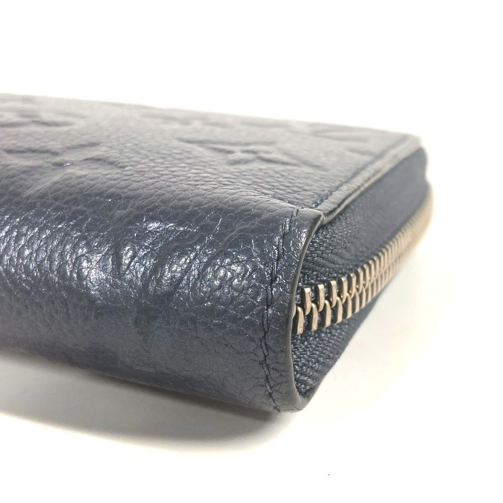 LOUIS VUITTON Long Wallet Purse M80958 Monogram Ann Platt Leather blue Monogram Ann Platt Zippy wallet Women