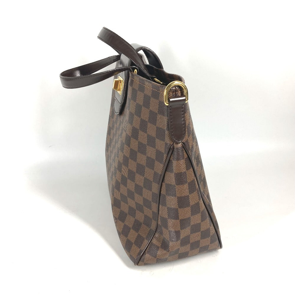 LOUIS VUITTON Tote Bag Damier canvas Brown Damier Hippopotamus roseberry Women