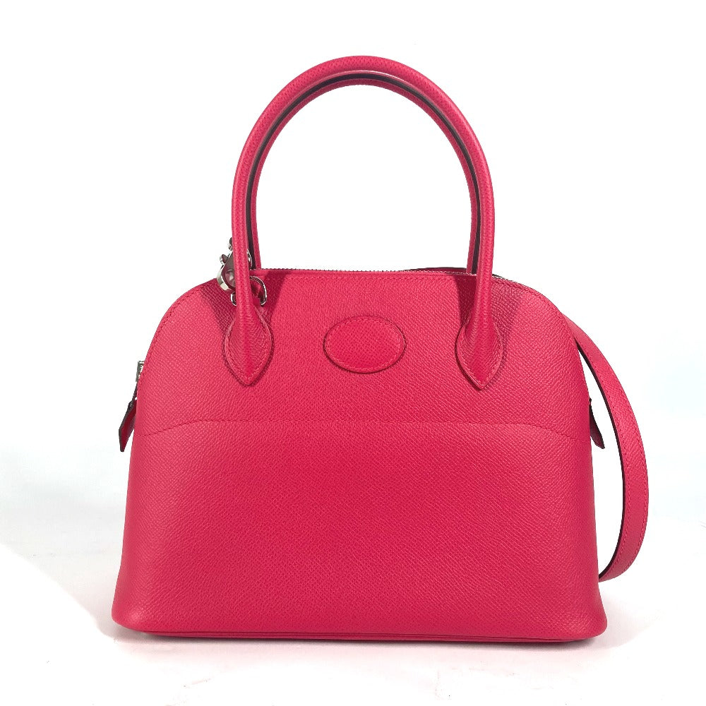 HERMES Handbag Epsom pink Crossbody Bored 27 Women Used