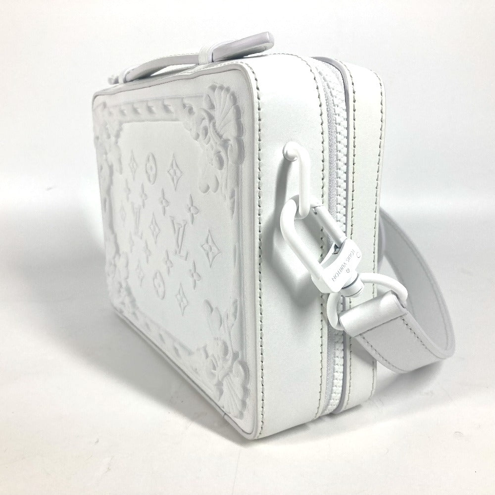 LOUIS VUITTON Shoulder Bag M21833 leather white LV Ornament Soft Trunk unisex(Unisex)