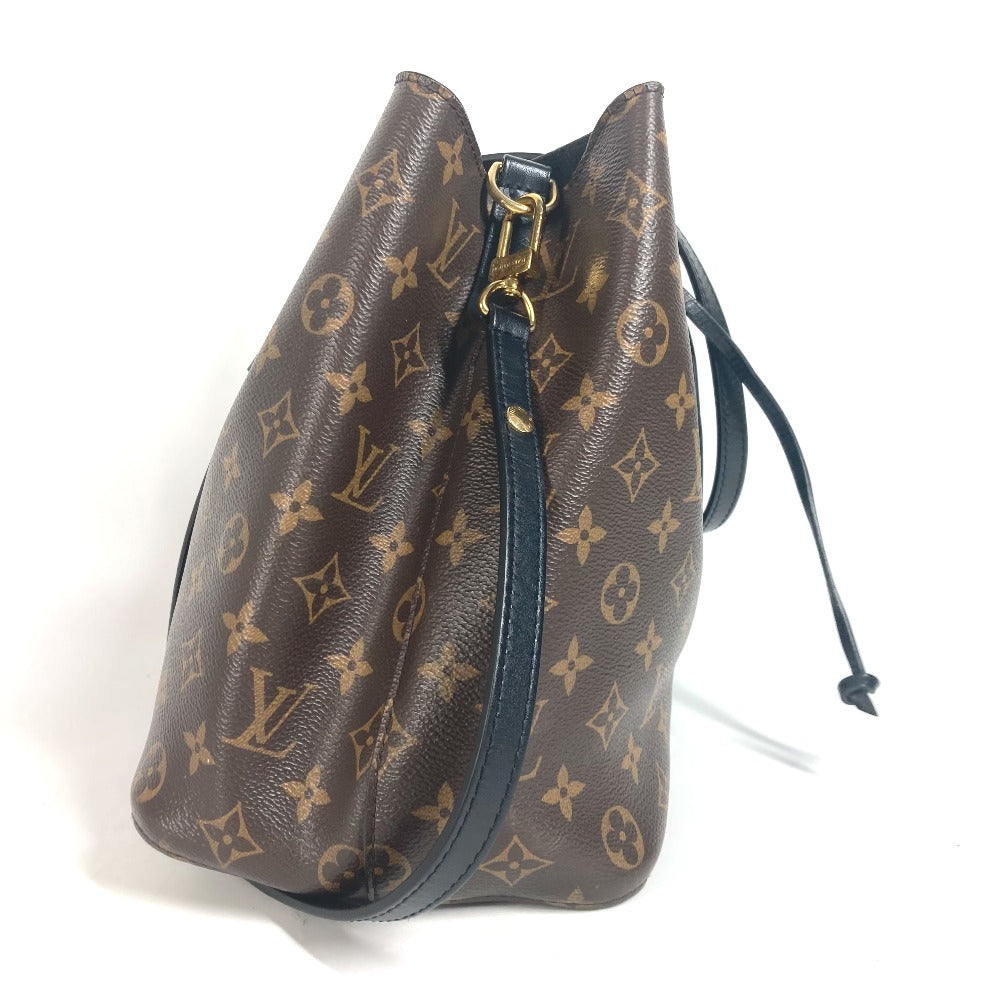 LOUIS VUITTON Shoulder Bag M44020 Monogram canvas black Monogram Neonoe Women