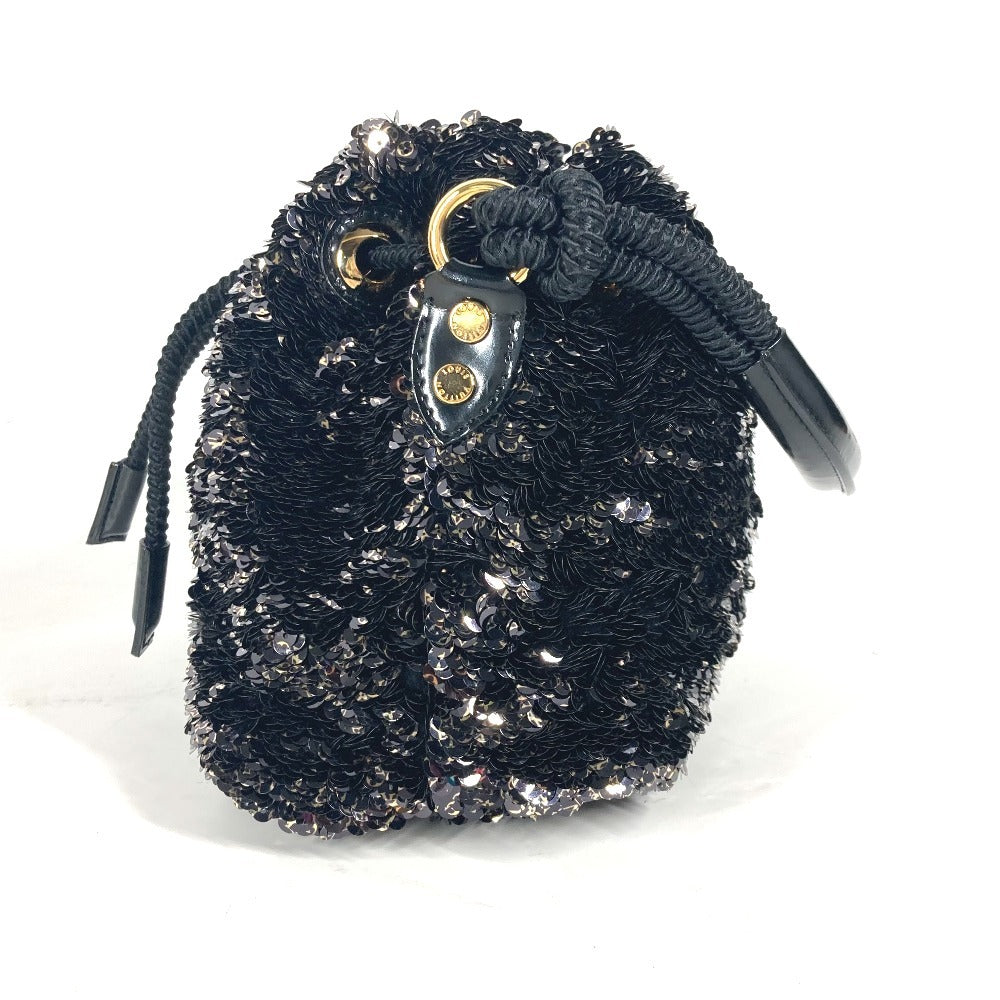 LOUIS VUITTON Shoulder Bag M40323 Sequins, Leather black Mini no Erococo