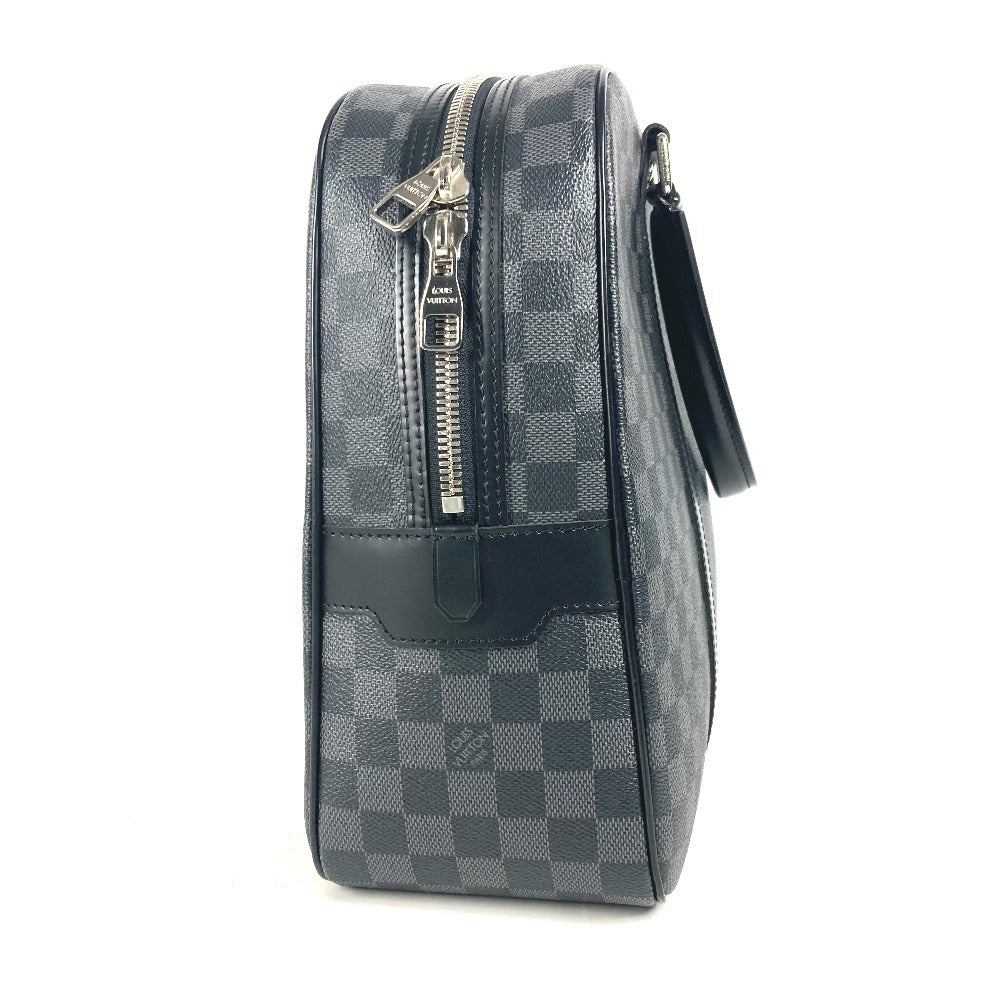 LOUIS VUITTON Business bag N51195 Damier Grafitto Canvas black Damier Grafitte Porto Documan-Voyage
