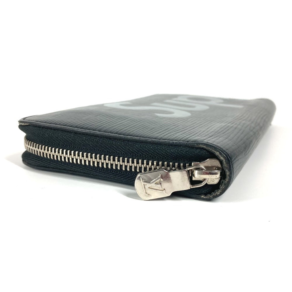 LOUIS VUITTON Long Wallet Purse M67723 Epi Leather black Epi Supreme collaboration Zippy Organizer mens