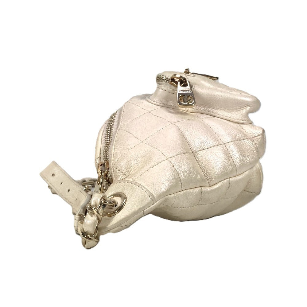 CHANEL Sling bag AS0556 leather Champagne Gold Bags, Waist bags, 2-way bags, Handbags CC COCO Mark Matelasse Women
