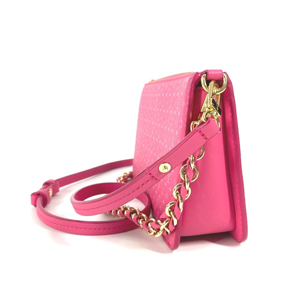 LOUIS VUITTON Shoulder Bag M82232 , Calfskin trim pink Monogram pattern pochette lexington Women