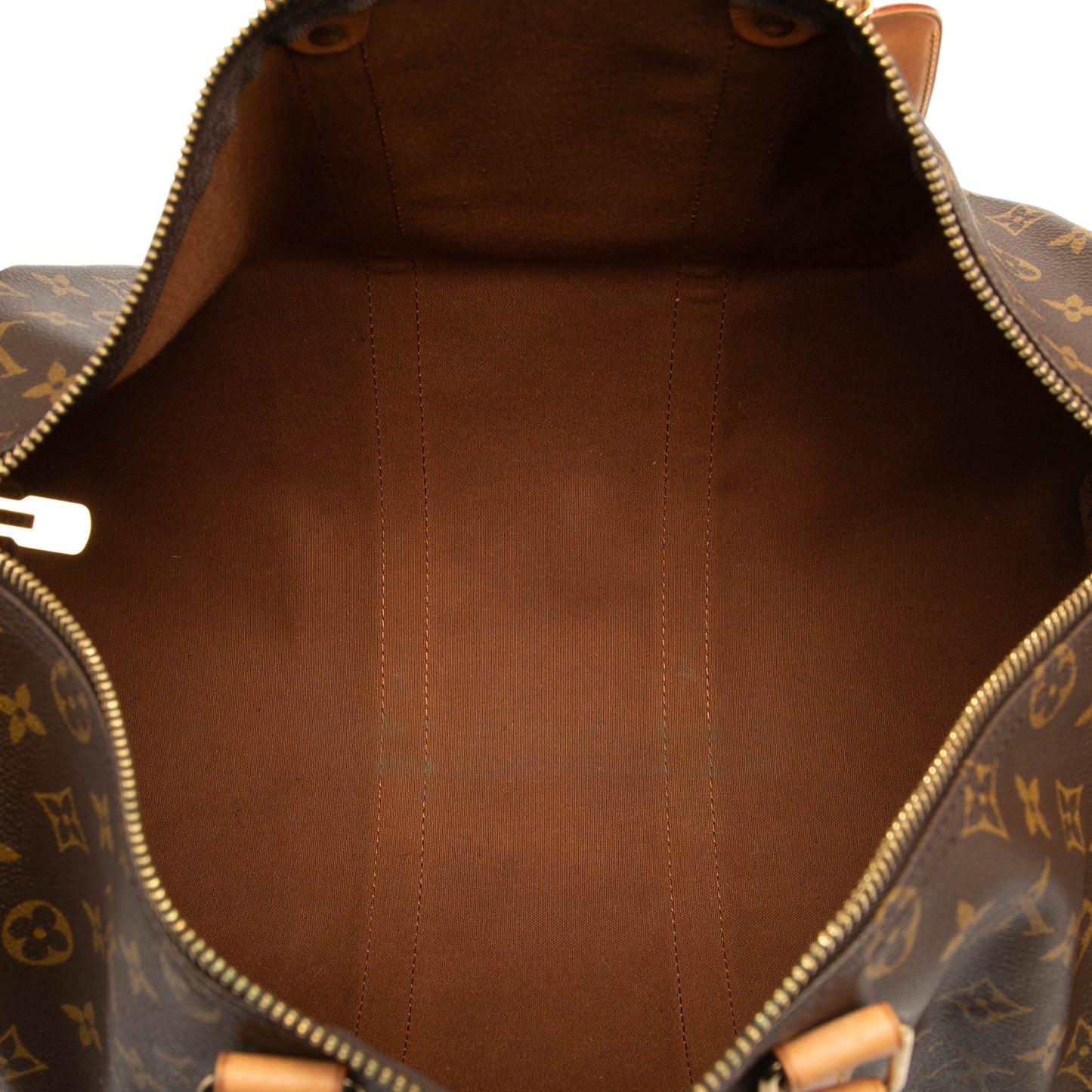 Brown Louis Vuitton Monogram Keepall 45 Travel Bag